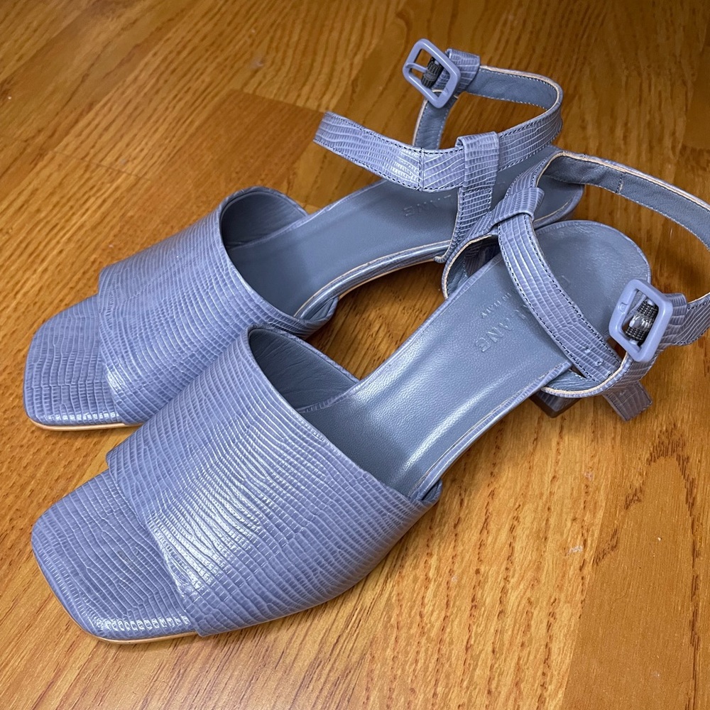 Blue Everlane Heels